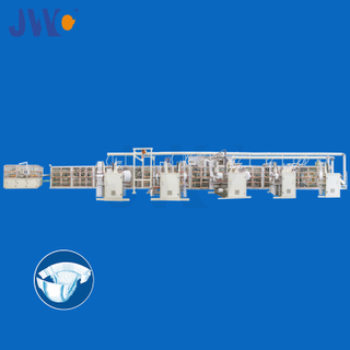 Full Servo Elastic Waistband Baby Diaper Machine
