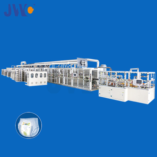 Full Servo X-Shape Baby Training Pant Diaper Machine
